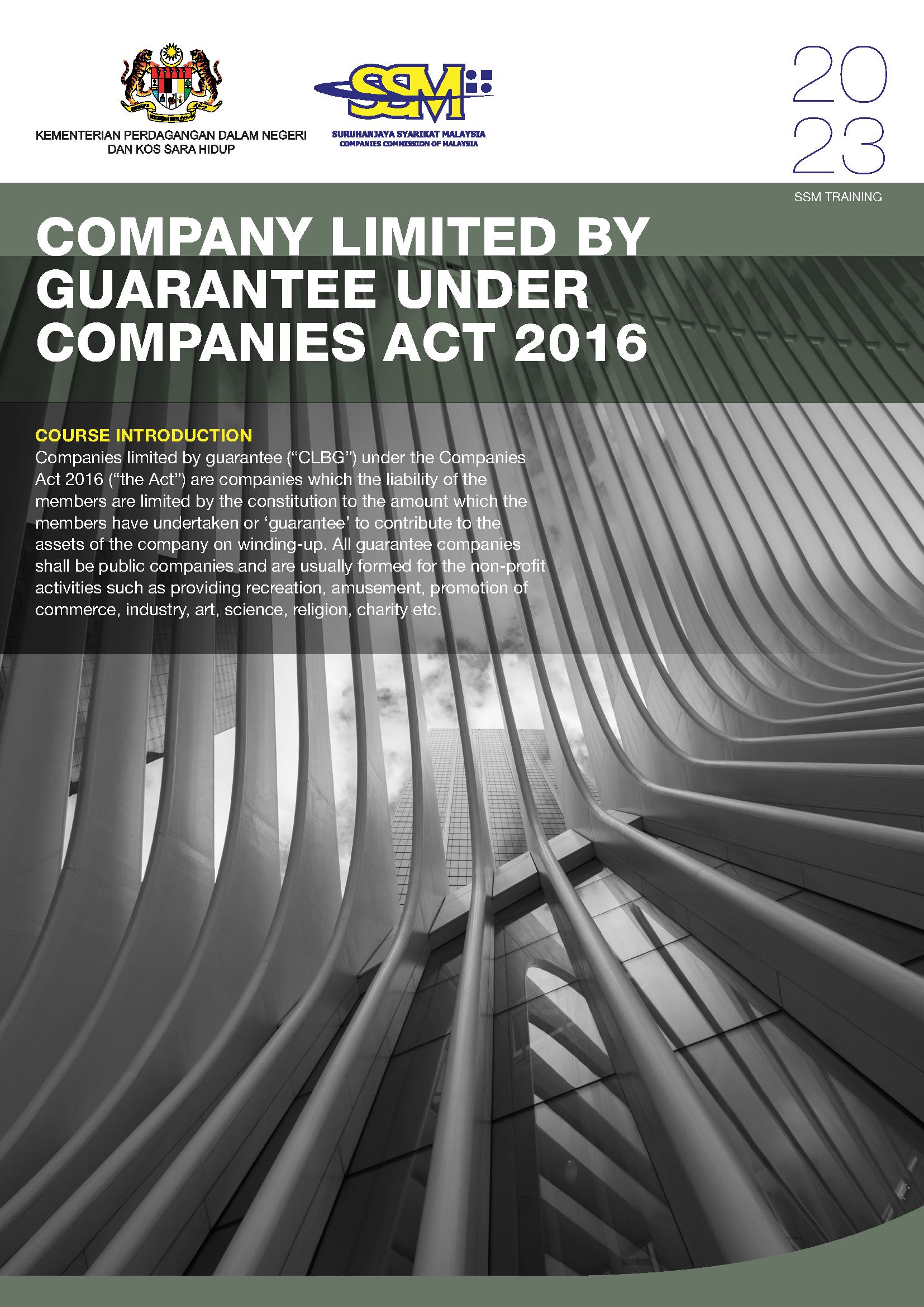 COMPANY LIMITED BY GUARANTEE UNDER COMPANIES ACT 2016.jpg